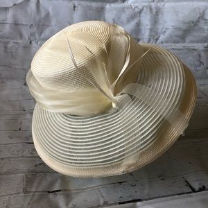 Beige Dress Hat
